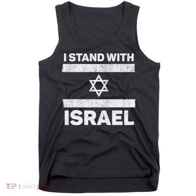 I Stand With Israel My Support Israel Flag Pride Tank Top