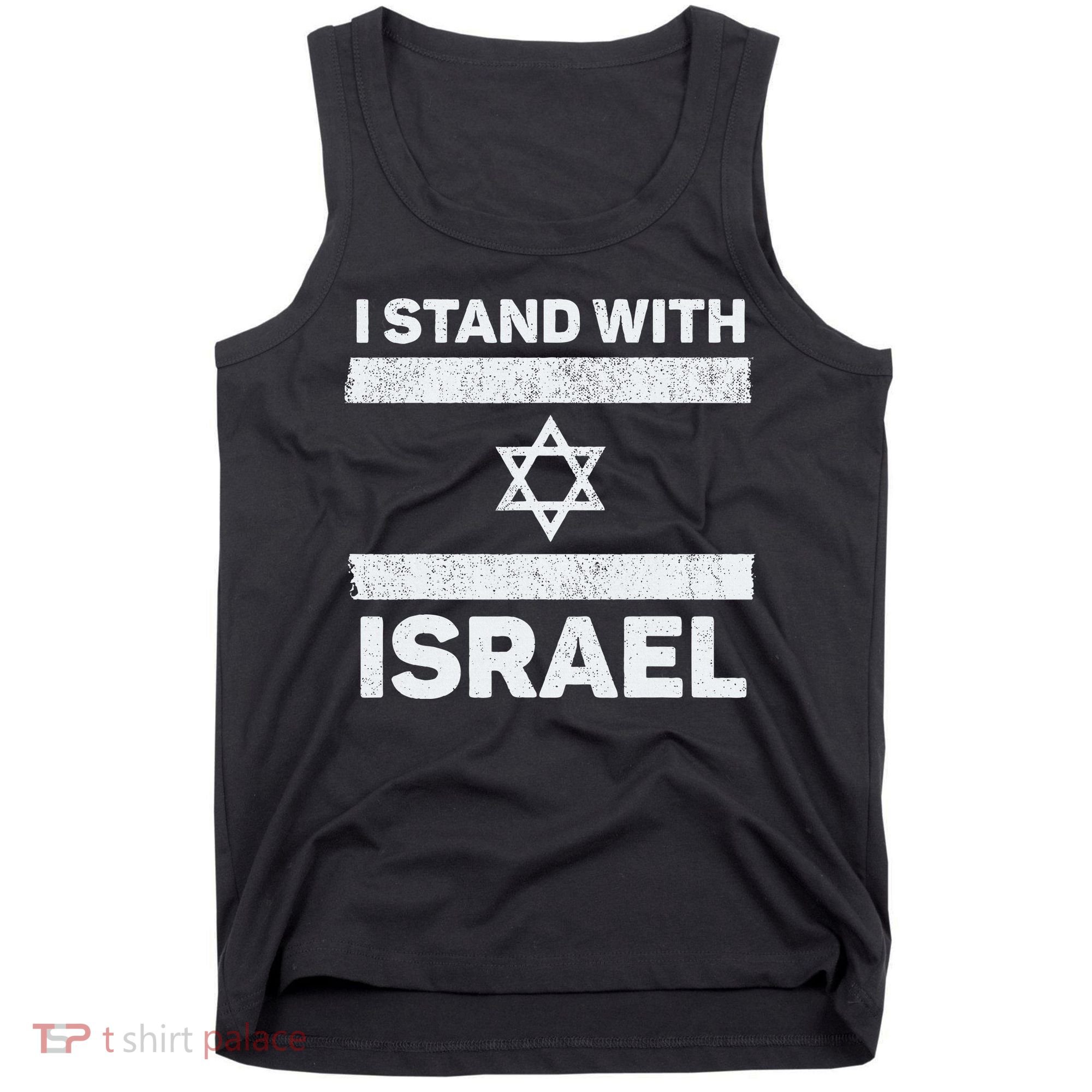 I Stand With Israel My Support Israel Flag Pride Tank Top