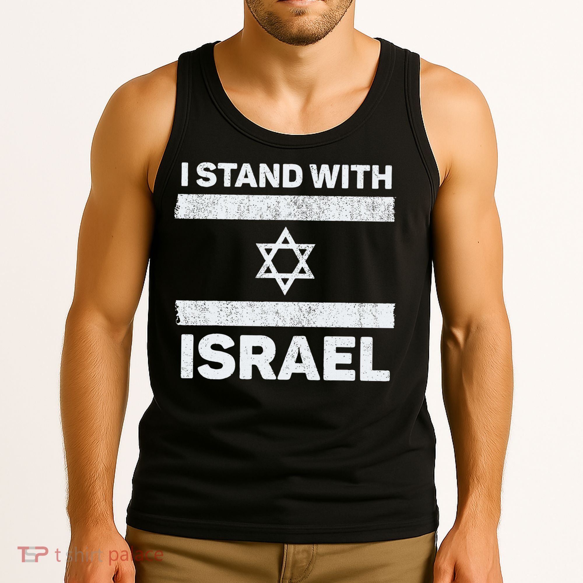 I Stand With Israel My Support Israel Flag Pride Tank Top