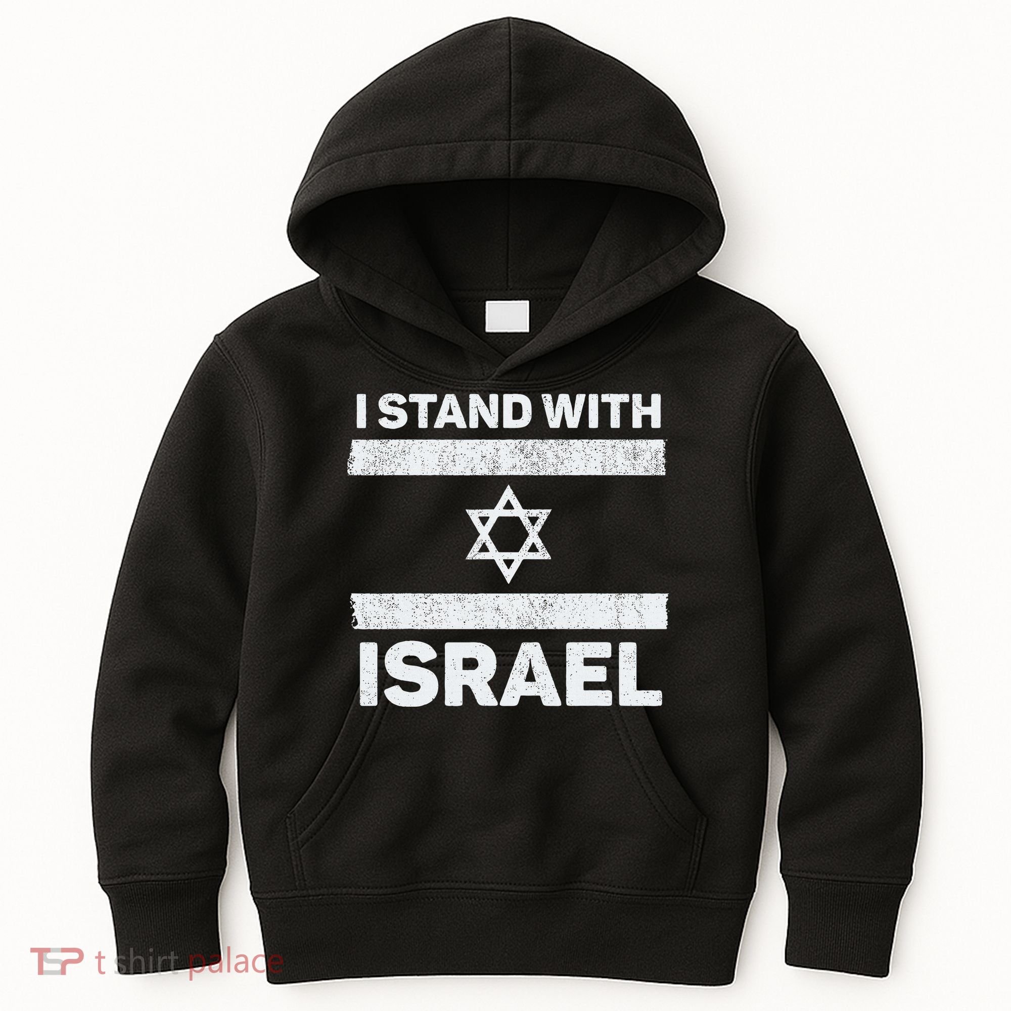 I Stand With Israel My Support Israel Flag Pride Kids Hoodie