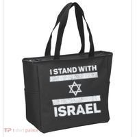 I Stand With Israel My Support Israel Flag Pride Tote Bag thumb 2