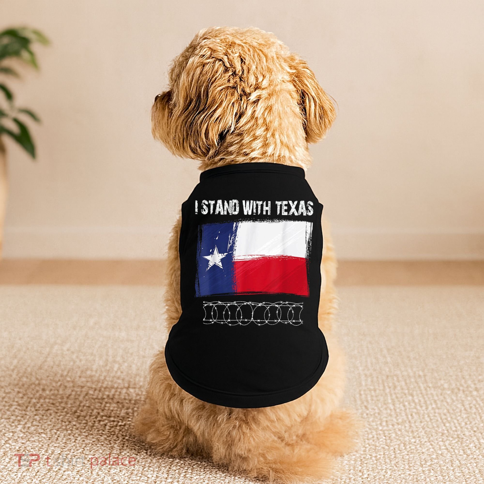 I Stand With Texas Come And Take It Doggie Tank