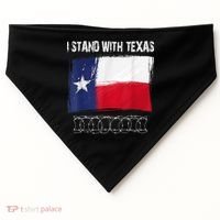 I Stand With Texas Come And Take It USA-Made Doggie Bandana thumb 0