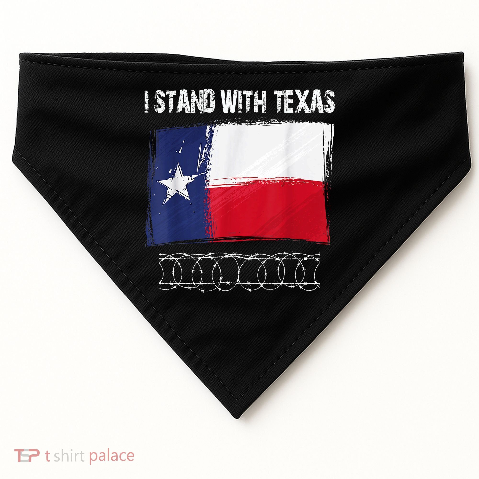 I Stand With Texas Come And Take It USA-Made Doggie Bandana