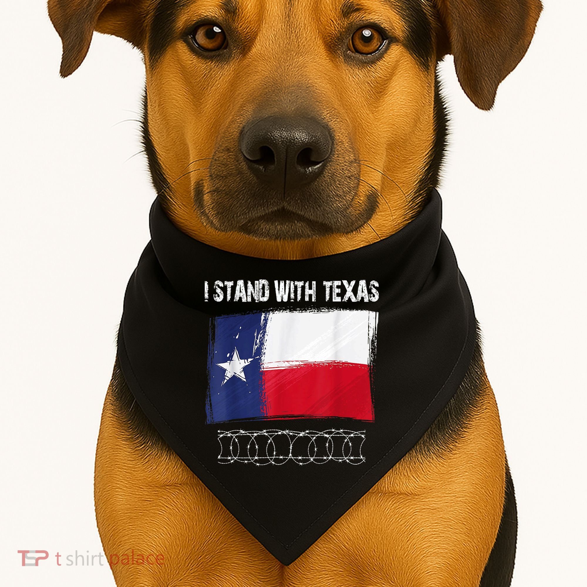 I Stand With Texas Come And Take It USA-Made Doggie Bandana