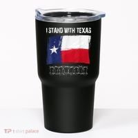 I Stand With Texas Come And Take It Tumbler thumb 0