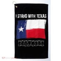 I Stand With Texas Come And Take It Golf Towel thumb 0