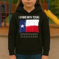 I Stand With Texas Come And Take It Kids Hoodie thumb 3