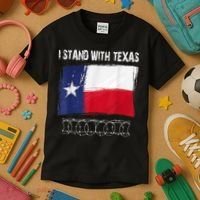 I Stand With Texas Come And Take It Kids T-Shirt thumb 3