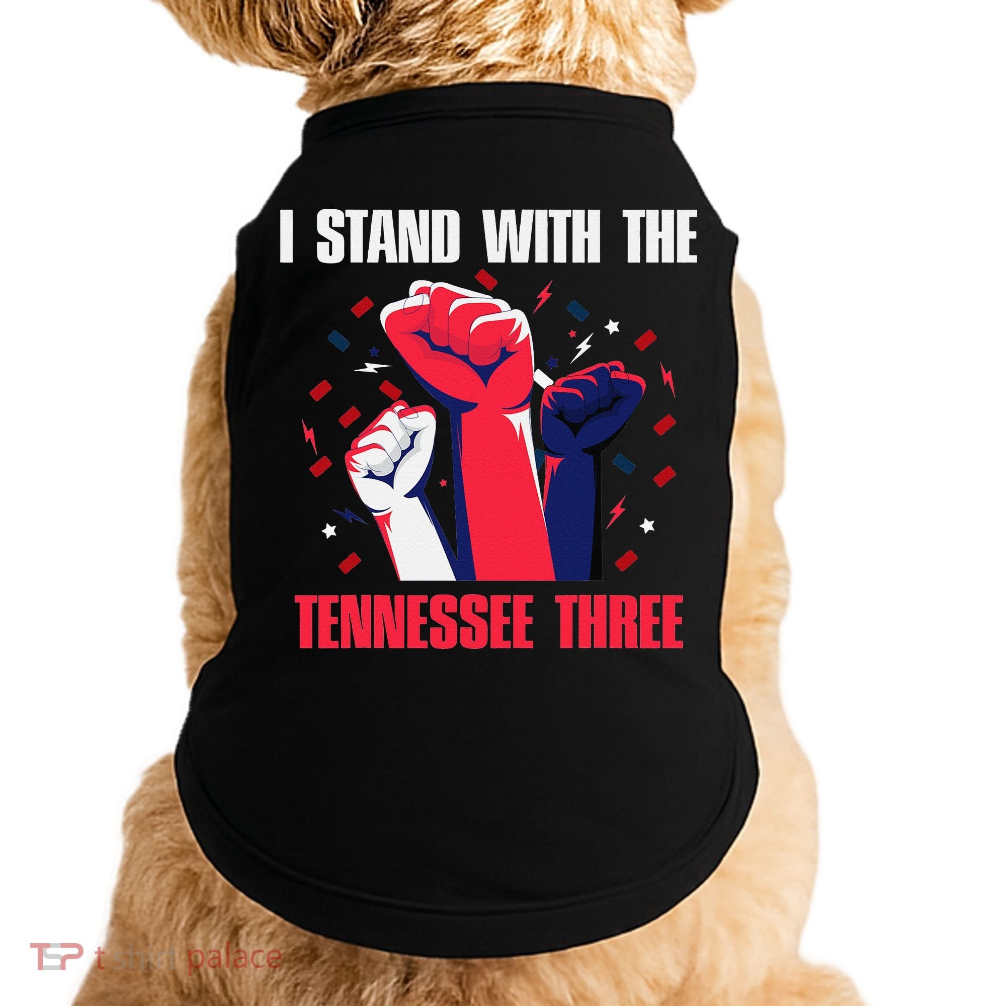 I Stand With the Tennessee Three Tennessee Home State Fan Doggie Tank