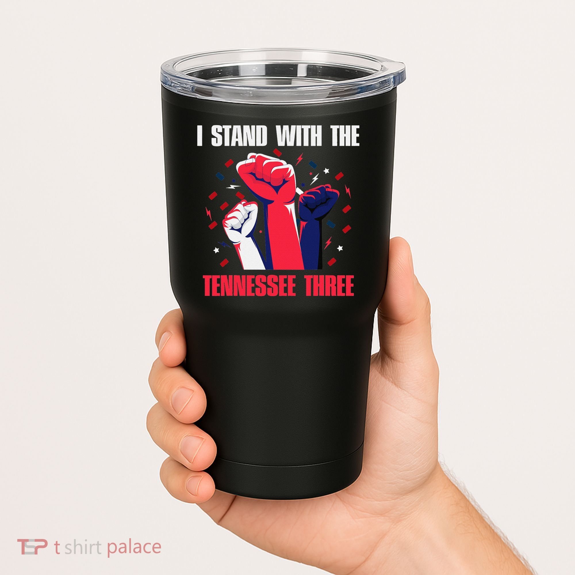 I Stand With the Tennessee Three Tennessee Home State Fan Tumbler