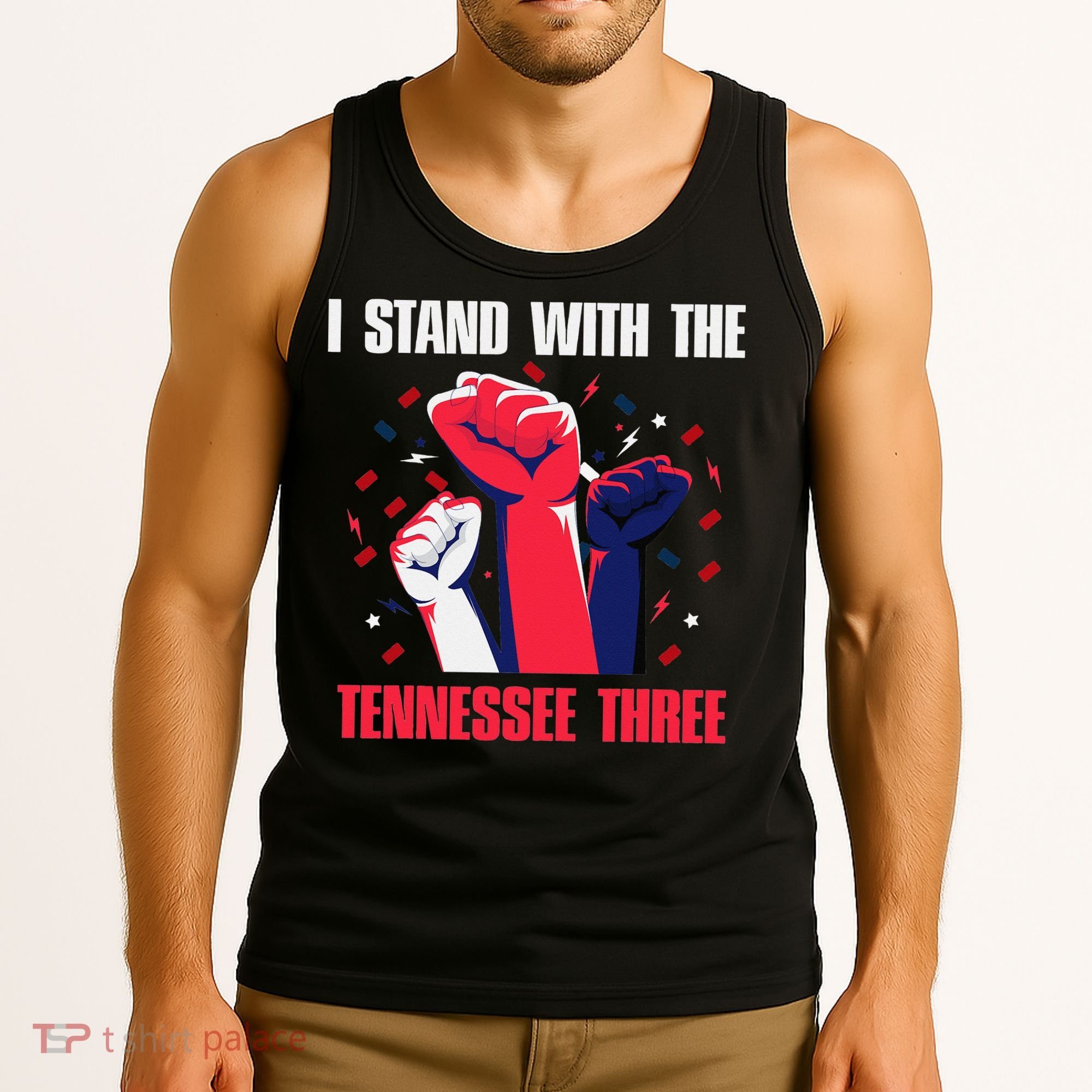 I Stand With the Tennessee Three Tennessee Home State Fan Tank Top