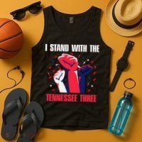 I Stand With the Tennessee Three Tennessee Home State Fan Tank Top thumb 4