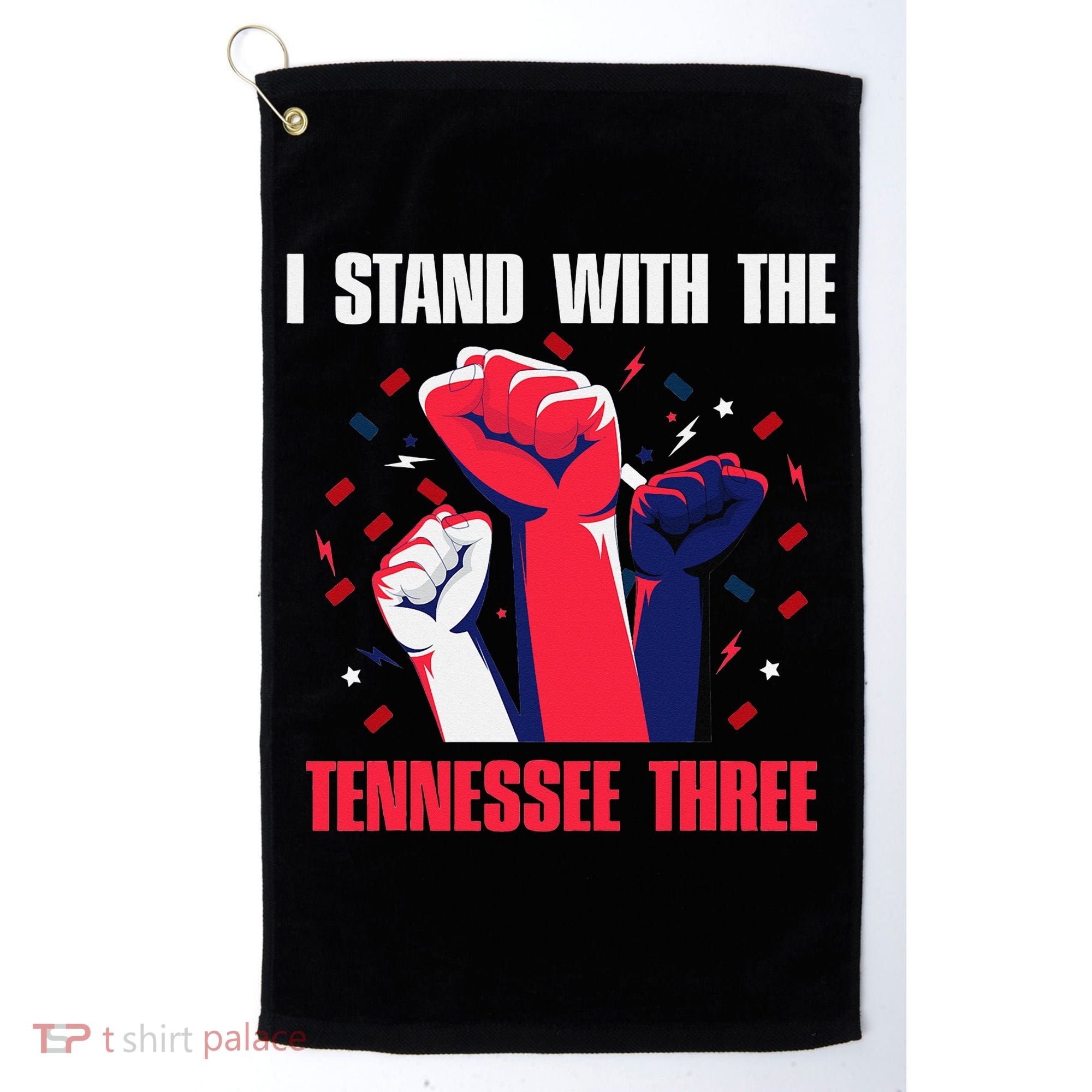 I Stand With the Tennessee Three Tennessee Home State Fan Golf Towel