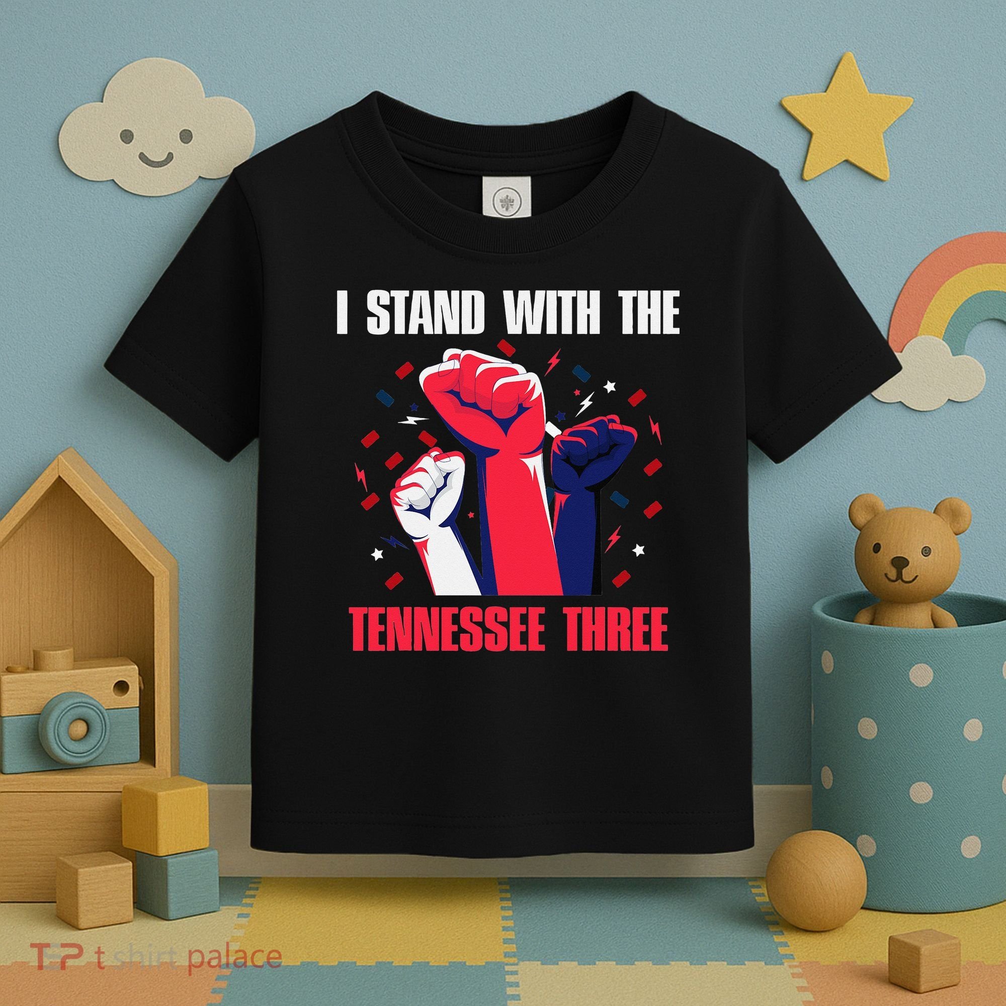 I Stand With the Tennessee Three Tennessee Home State Fan Toddler T-Shirt