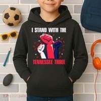 I Stand With the Tennessee Three Tennessee Home State Fan Kids Hoodie thumb 2