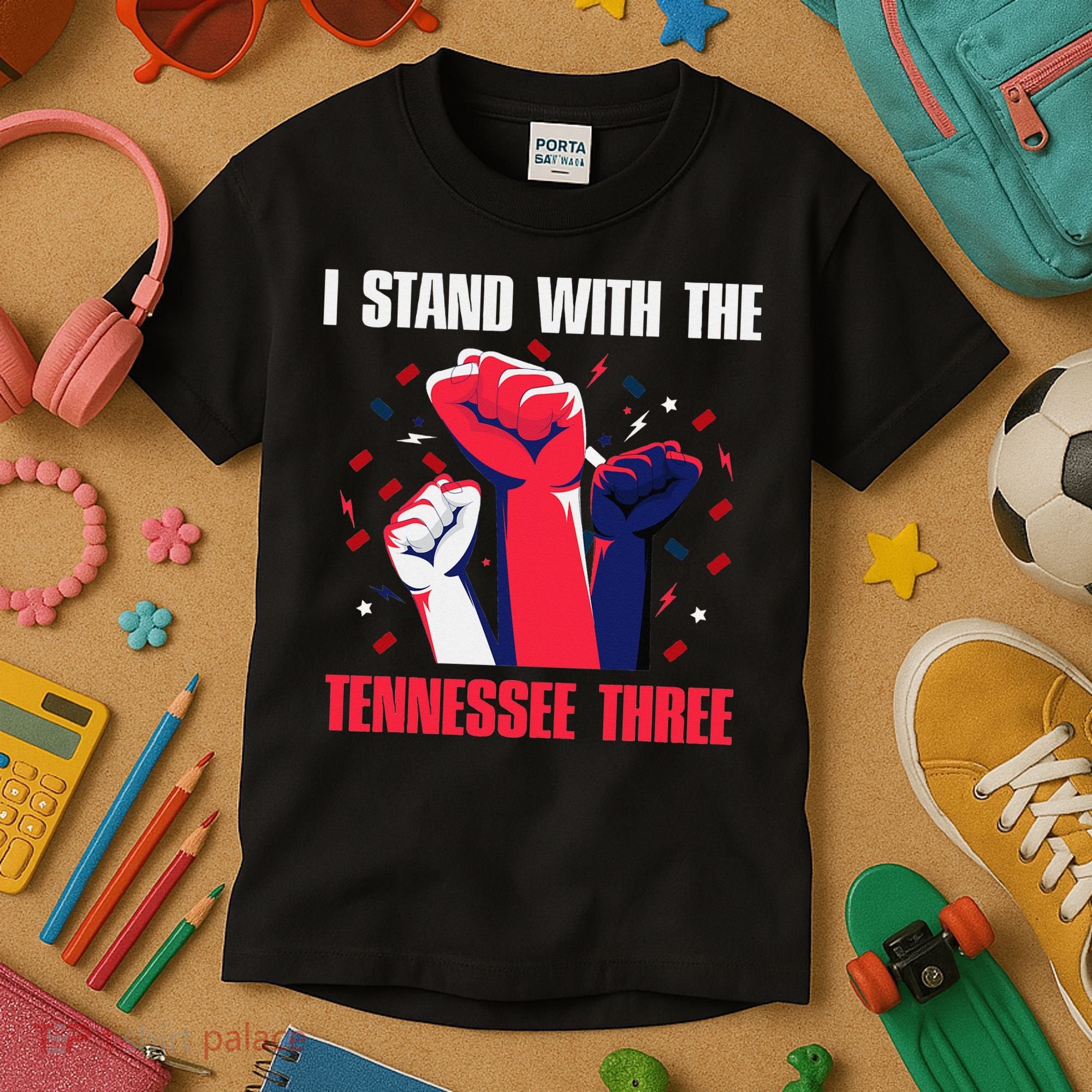 I Stand With the Tennessee Three Tennessee Home State Fan Kids T-Shirt