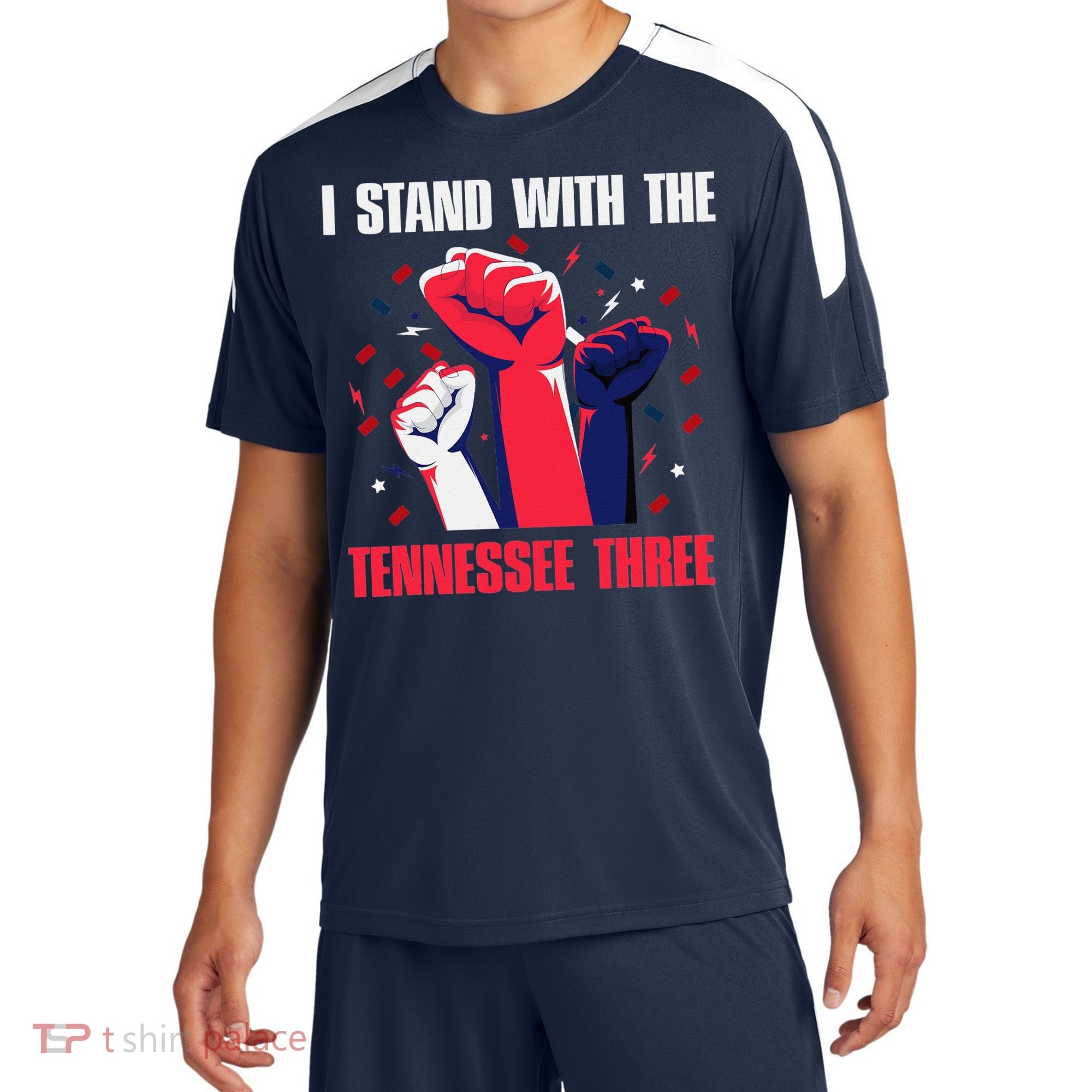 I Stand With the Tennessee Three Tennessee Home State Fan Sport-Tek Competitor United Soccer Jersey