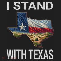 I Stand With Texas I Support Texas Tumbler thumb 3
