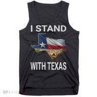 I Stand With Texas I Support Texas Tank Top thumb 0