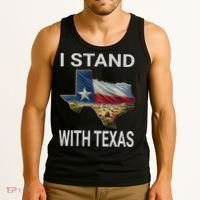 I Stand With Texas I Support Texas Tank Top thumb 3