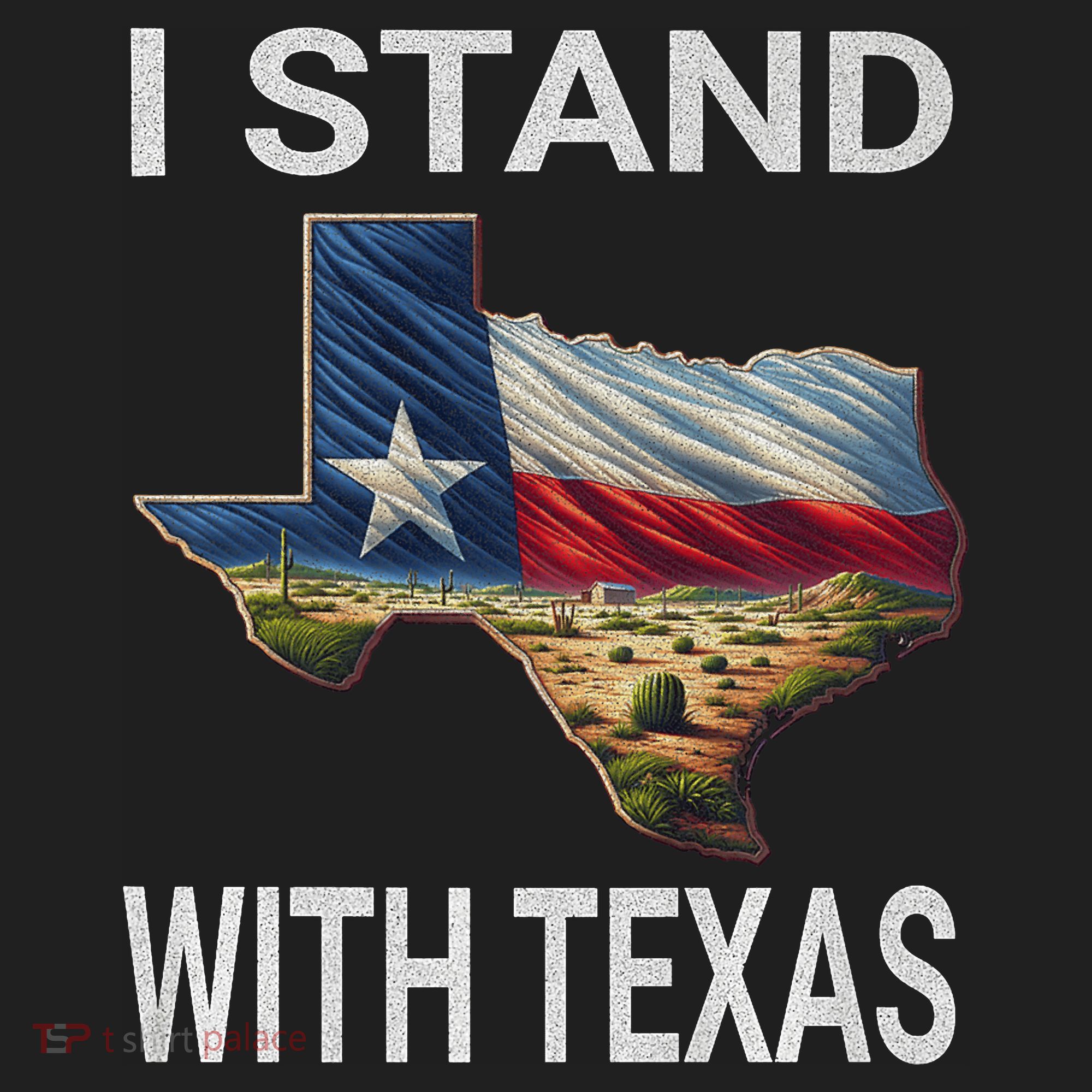 I Stand With Texas I Support Texas Golf Towel
