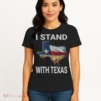 I Stand With Texas I Support Texas Women's T-Shirt thumb 4