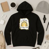 In September We Wear Gold Leopard Rainbow Hoodie thumb 3
