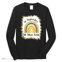 In September We Wear Gold Leopard Rainbow Long Sleeve Shirt thumb 0