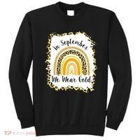 In September We Wear Gold Leopard Rainbow Sweatshirt thumb 0