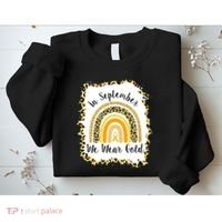 In September We Wear Gold Leopard Rainbow Sweatshirt thumb 2