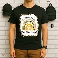 In September We Wear Gold Leopard Rainbow T-Shirt thumb 6