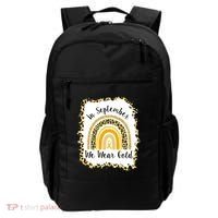 In September We Wear Gold Leopard Rainbow Backpack thumb 0