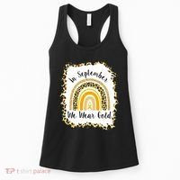 In September We Wear Gold Leopard Rainbow Women's Tank Top thumb 0
