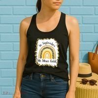 In September We Wear Gold Leopard Rainbow Women's Tank Top thumb 2