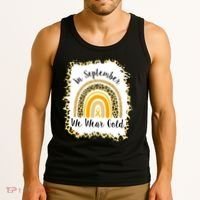 In September We Wear Gold Leopard Rainbow Tank Top thumb 3