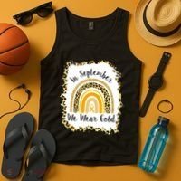 In September We Wear Gold Leopard Rainbow Tank Top thumb 4