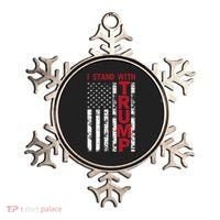 I Stand With Trump I Stand With America Cool Patriotic Ornament thumb 0