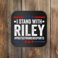 I Stand With Riley Gaines #ProtectWomensSports Coaster thumb 0