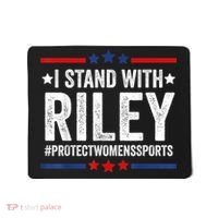 I Stand With Riley Gaines #ProtectWomensSports Mousepad thumb 0