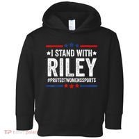 I Stand With Riley Gaines #ProtectWomensSports Toddler Hoodie thumb 0