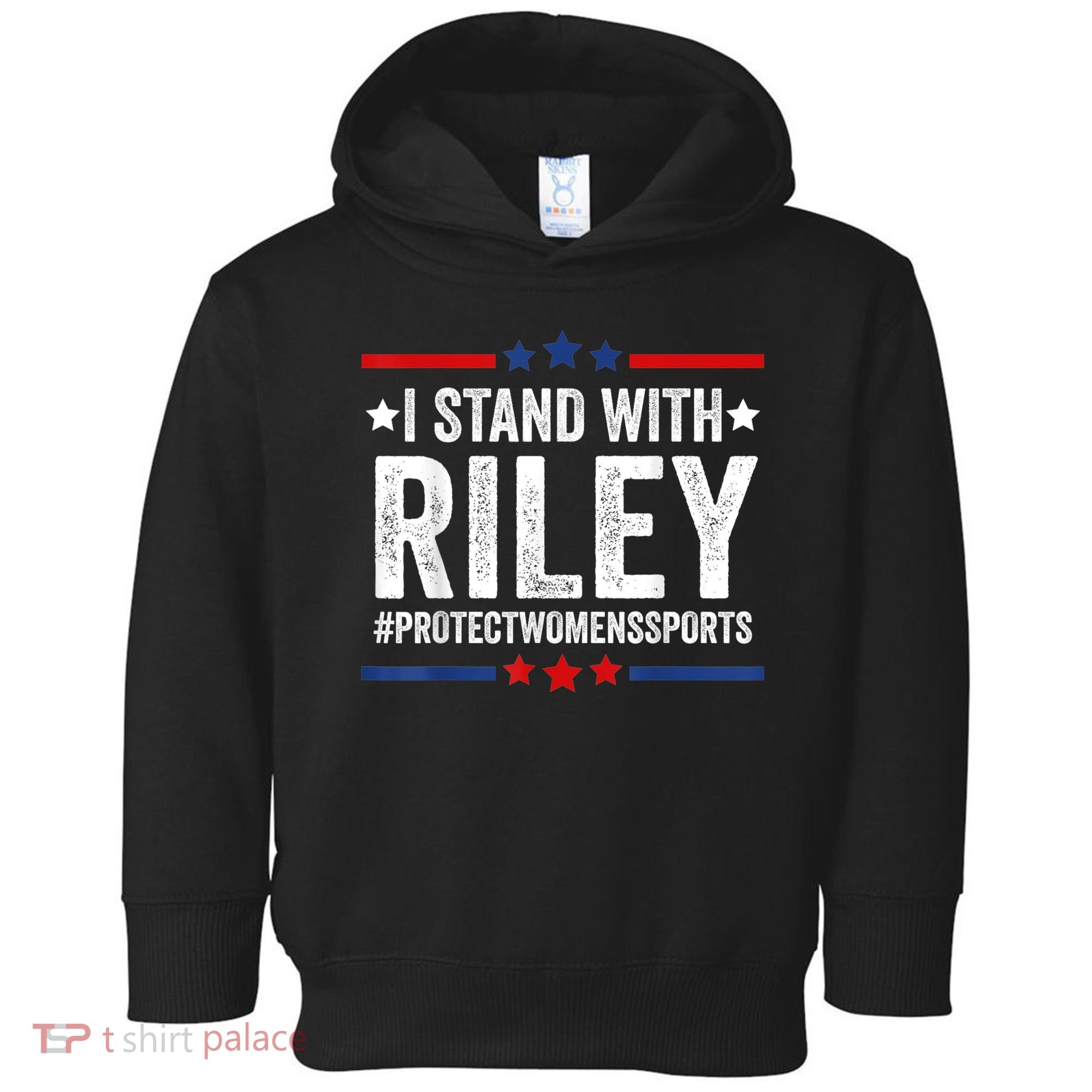 I Stand With Riley Gaines #ProtectWomensSports Toddler Hoodie