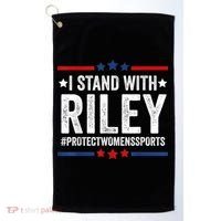 I Stand With Riley Gaines #ProtectWomensSports Golf Towel thumb 0