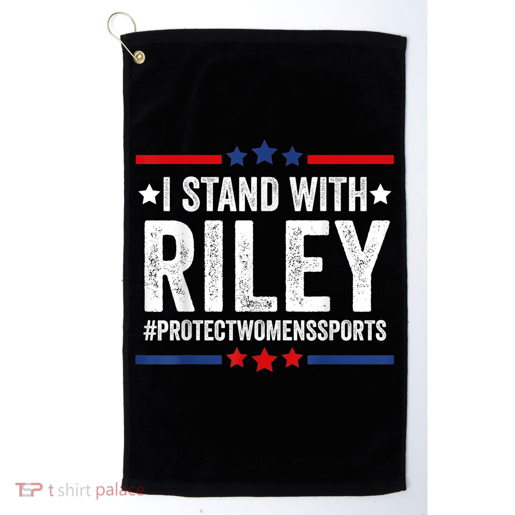 I Stand With Riley Gaines #ProtectWomensSports Golf Towel