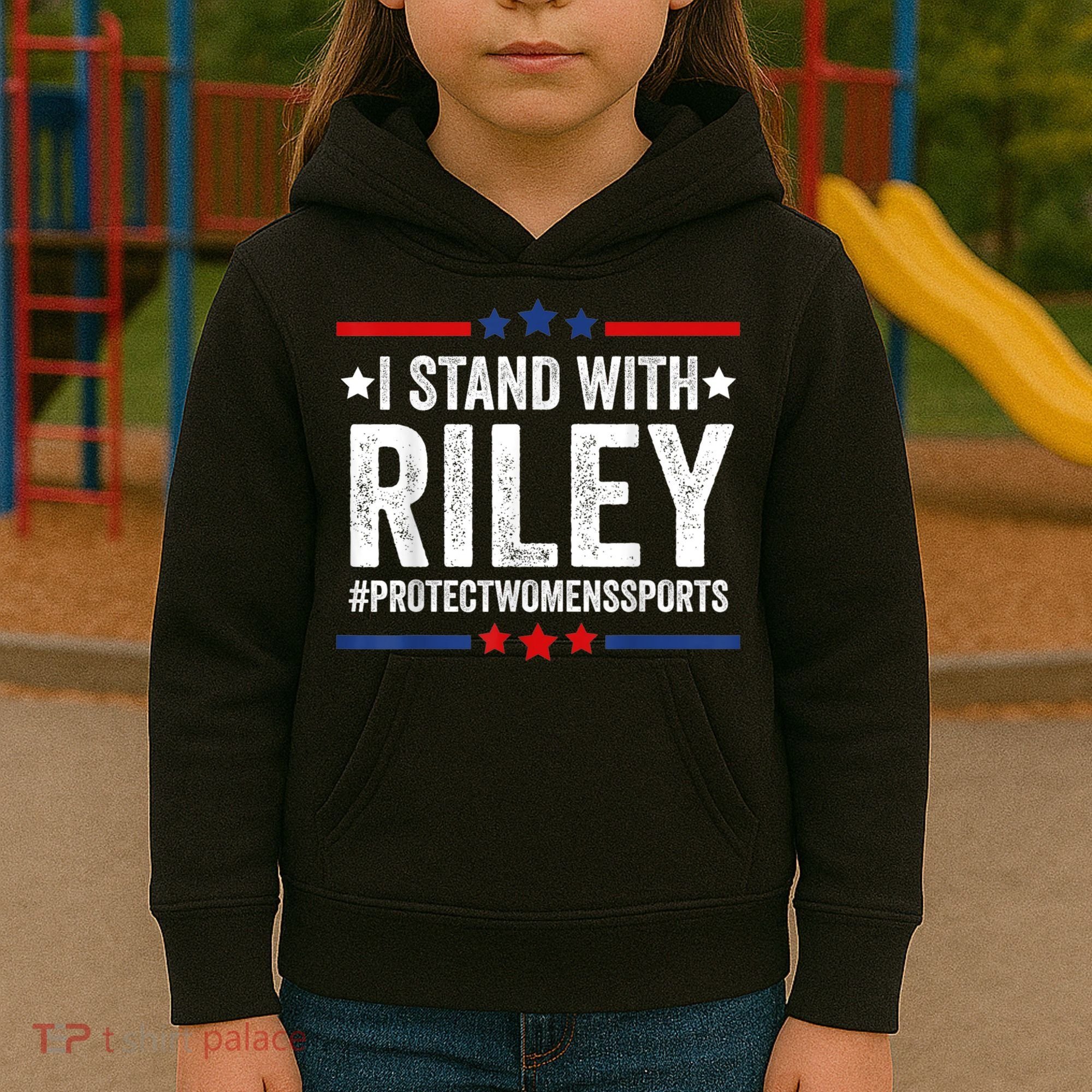I Stand With Riley Gaines #ProtectWomensSports Kids Hoodie