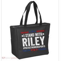 I Stand With Riley Gaines #ProtectWomensSports Tote Bag thumb 2
