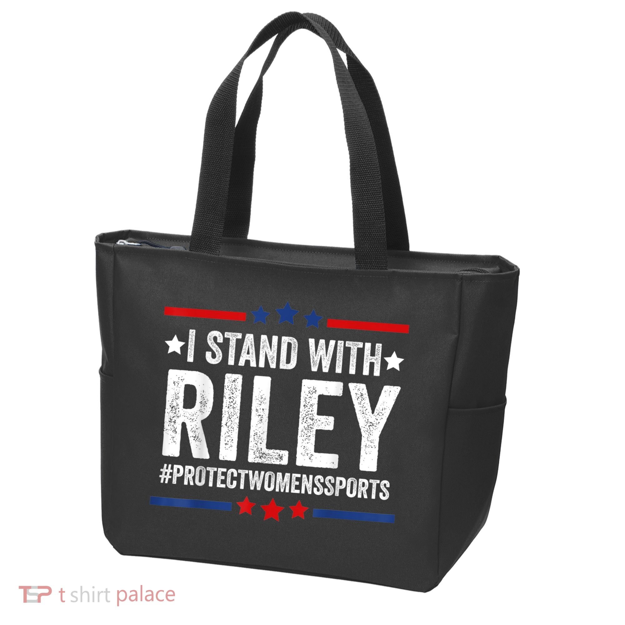 I Stand With Riley Gaines #ProtectWomensSports Tote Bag