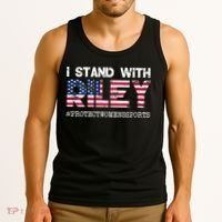 I Stand With Riley Gaines #ProtectWomensSports Tank Top thumb 3
