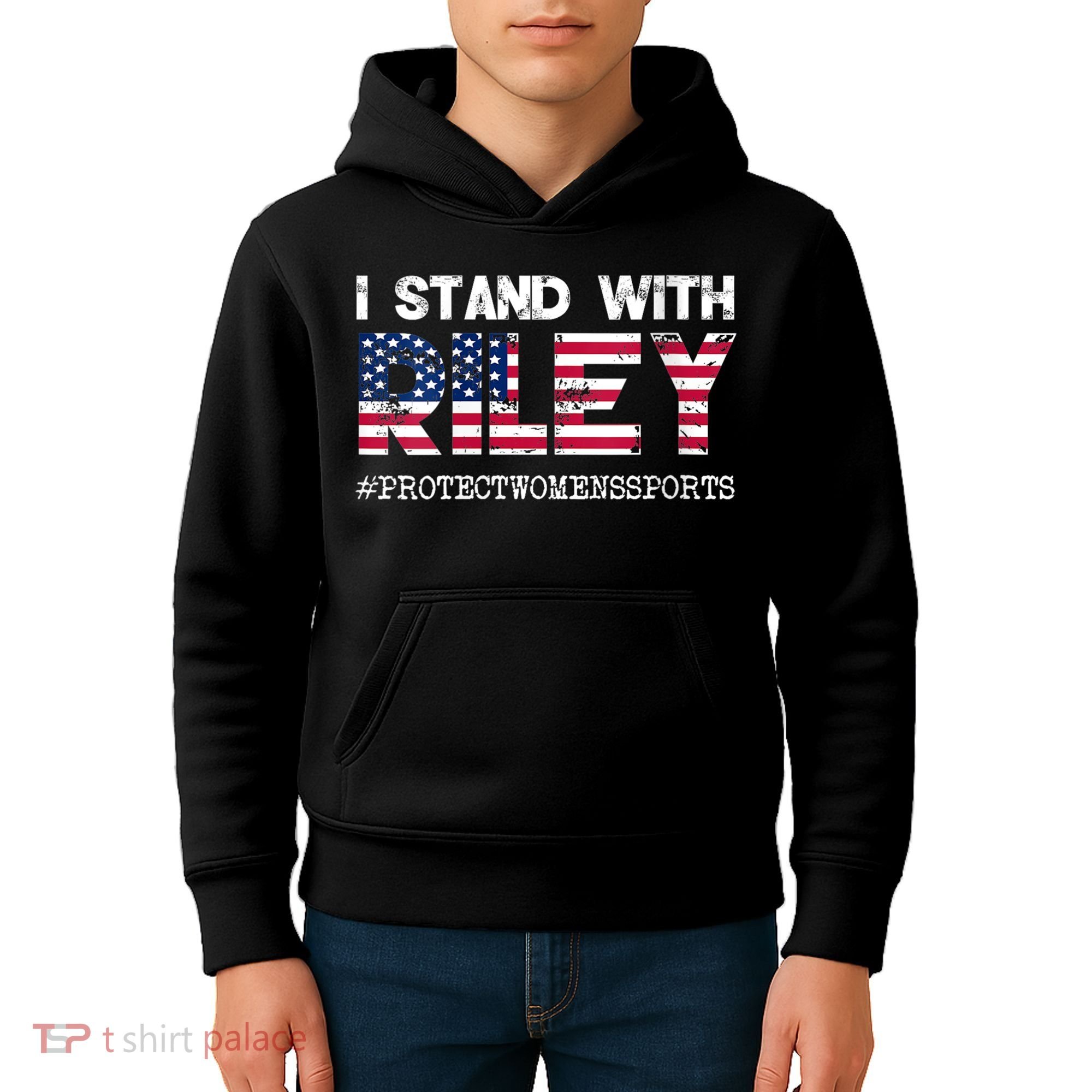 I Stand With Riley Gaines #ProtectWomensSports Kids Hoodie