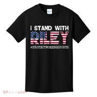 I Stand With Riley Gaines #ProtectWomensSports Kids T-Shirt thumb 0